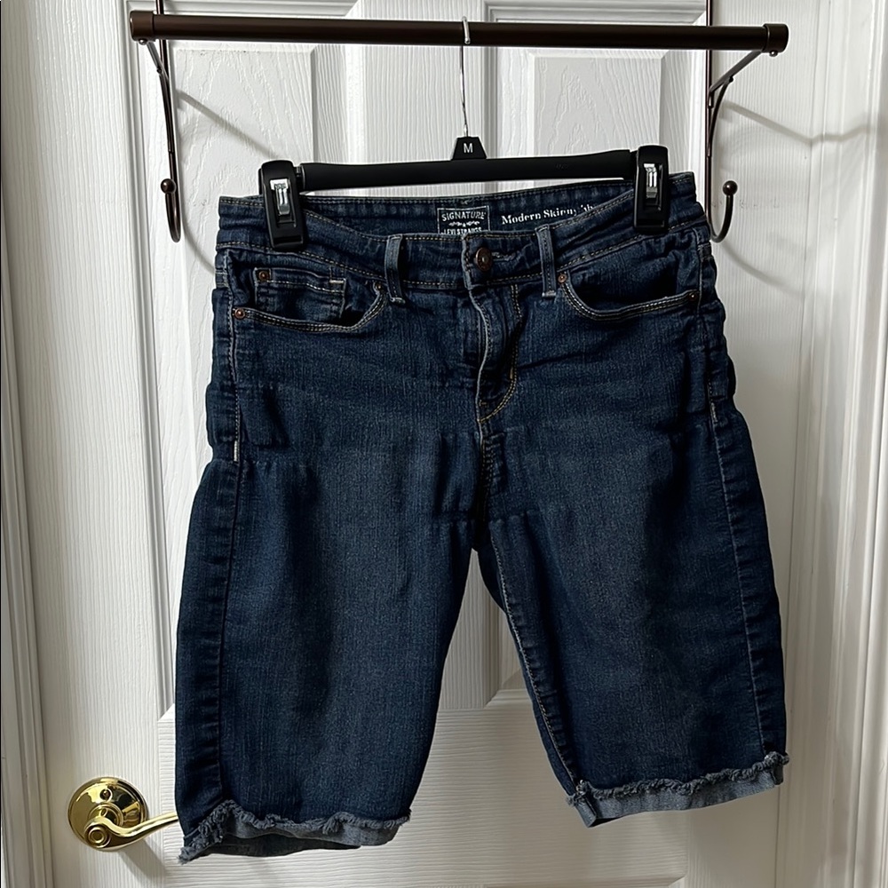 Levi's Signature Blue Denim Shorts